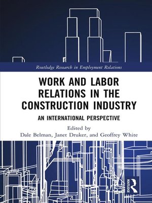 cover image of Work and Labor Relations in the Construction Industry